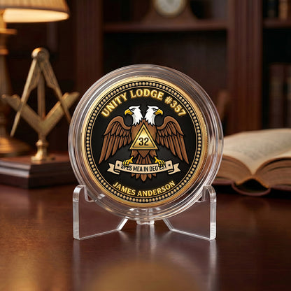 Custom 32nd Degree Scottish Rite Commemorative Coin