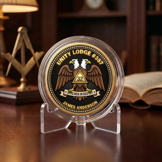 Custom 32nd Degree Scottish Rite Commemorative Coin