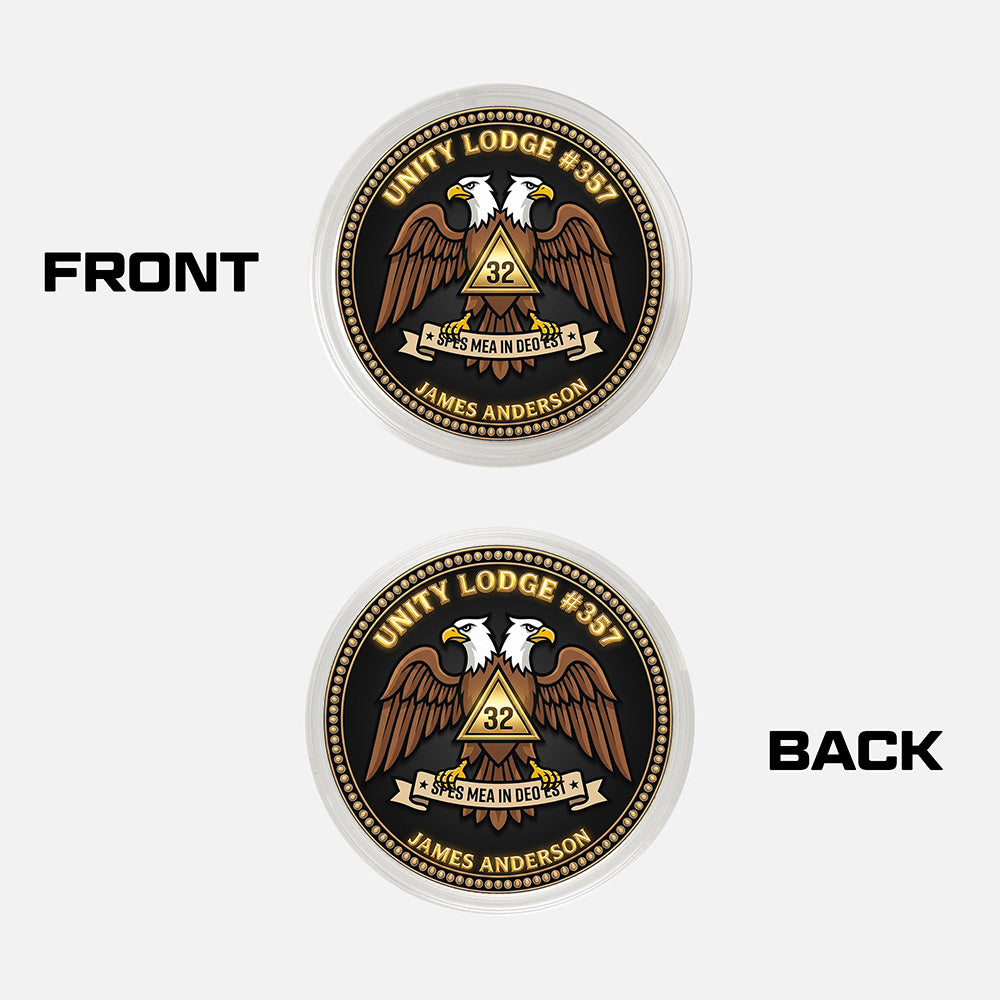 Custom 32nd Degree Scottish Rite Commemorative Coin