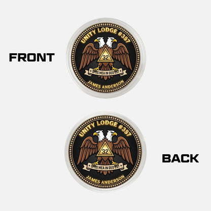 Custom 32nd Degree Scottish Rite Commemorative Coin