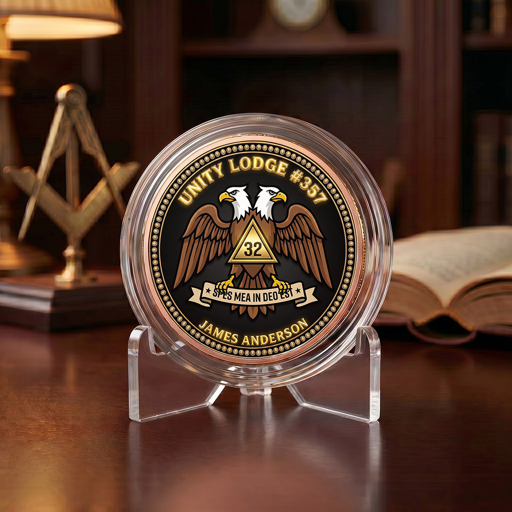 Custom 32nd Degree Scottish Rite Commemorative Coin