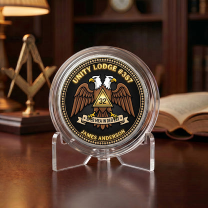 Custom 32nd Degree Scottish Rite Commemorative Coin