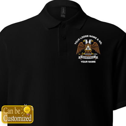 Custom 32nd Scottish Rite Polo Shirt