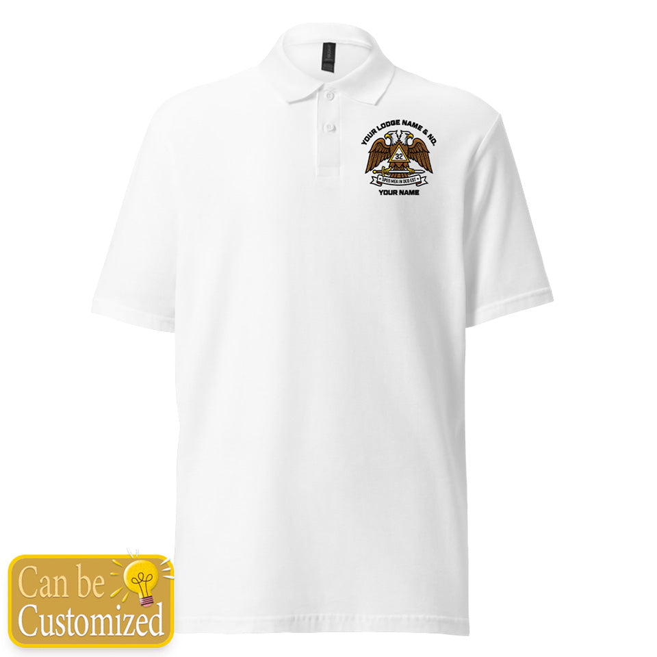 Custom 32nd Scottish Rite Polo Shirt