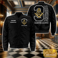 Custom Bomber Jacket - 3 Degree Master Mason
