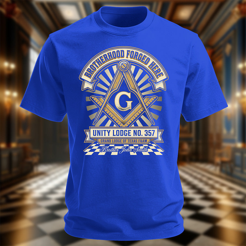 Custom Brotherhood Masonic T-Shirt