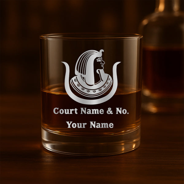 Custom Daughter Of Isis Whiskey Glass
