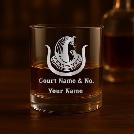 Custom Daughter Of Isis Whiskey Glass