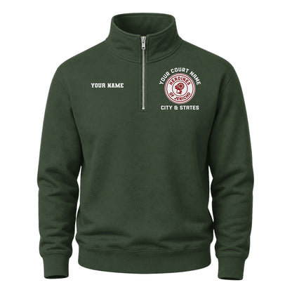Custom Heroines of Jericho Quarter-Zip Sweatshirt