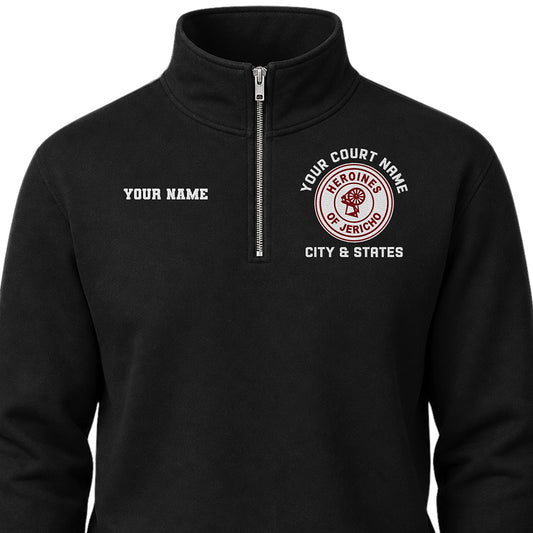 Custom Heroines of Jericho Quarter-Zip Sweatshirt