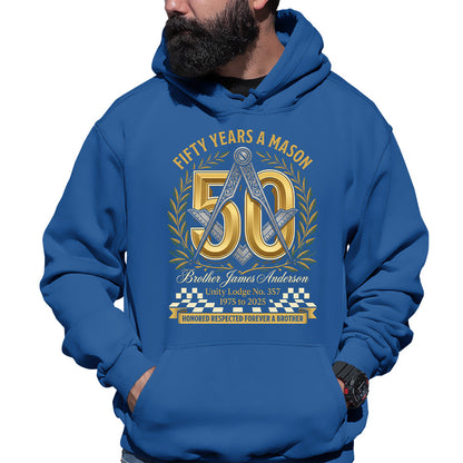 Custom Hoodie - Years A Mason Milestone