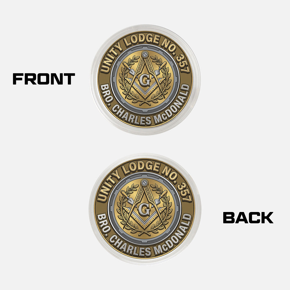 Custom Lodge Name Commemorative Coin