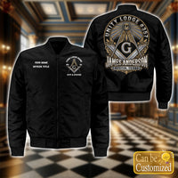 Custom Masonic Bomber Jacket
