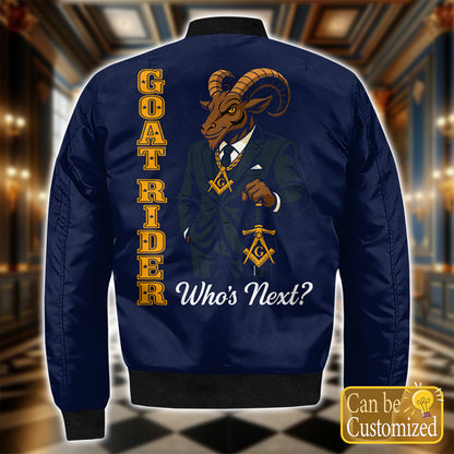 Custom Bomber Jacket - Goat Rider