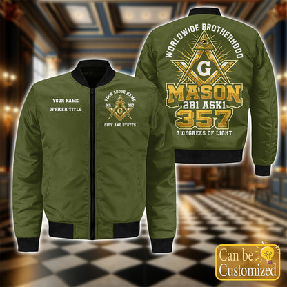 Custom Bomber Jacket – 3 Degrees of Light