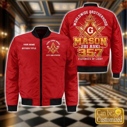 Custom Bomber Jacket – 3 Degrees of Light