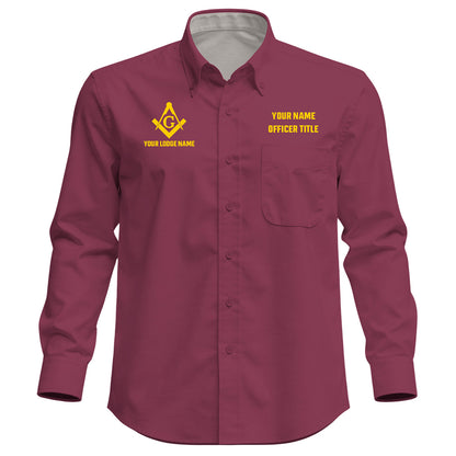 Custom Embroidered Button-Down Shirt