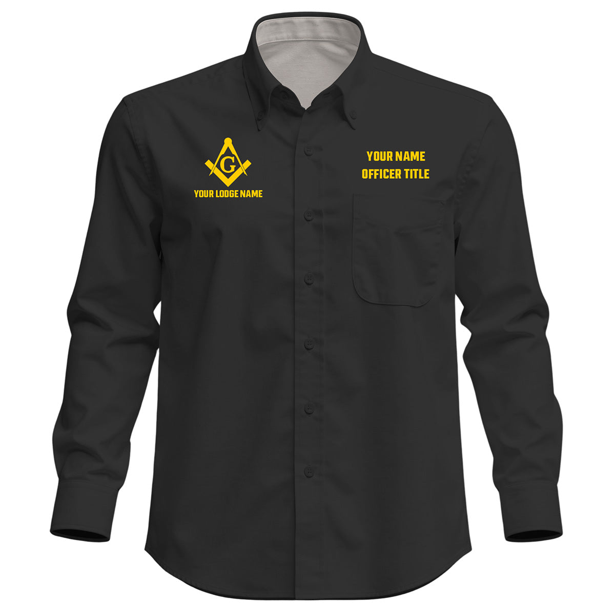 Custom Embroidered Button-Down Shirt