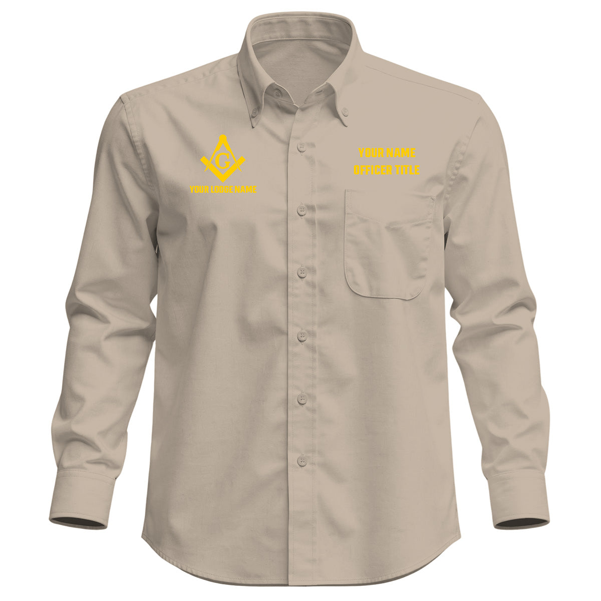 Custom Embroidered Button-Down Shirt