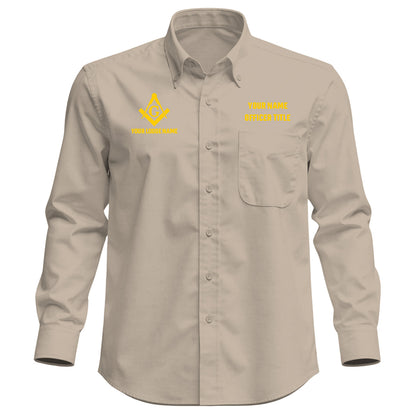 Custom Embroidered Button-Down Shirt