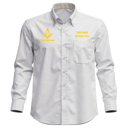Custom Embroidered Button-Down Shirt