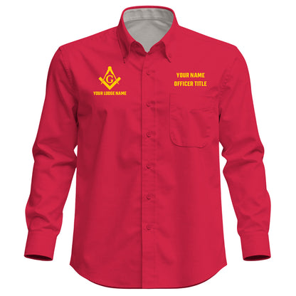 Custom Embroidered Button-Down Shirt