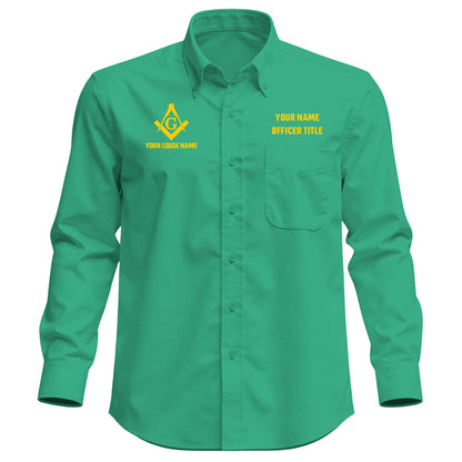 Custom Embroidered Button-Down Shirt