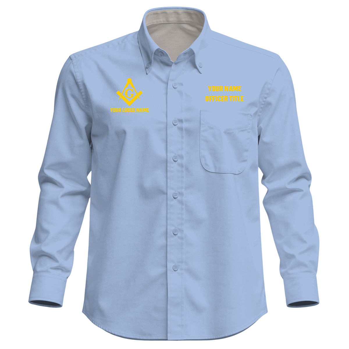Custom Embroidered Button-Down Shirt