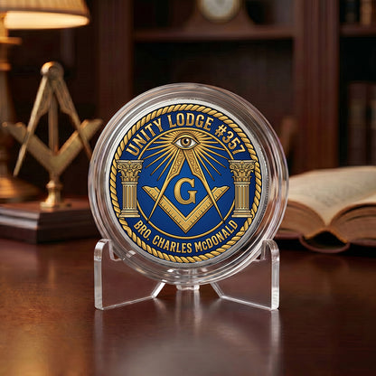 Custom Masonic Commemorative Coin