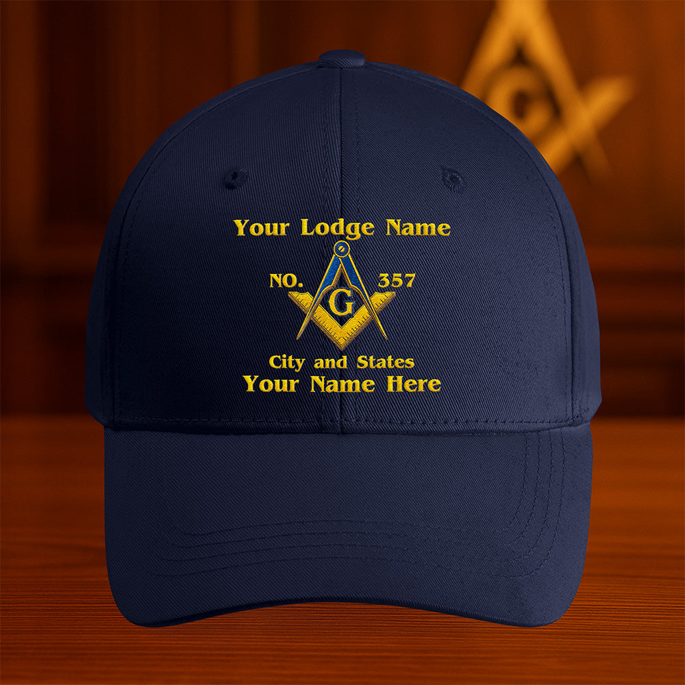 Custom Masonic Hat - Embroidered