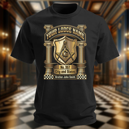 Custom Masonic Lodge T-Shirt