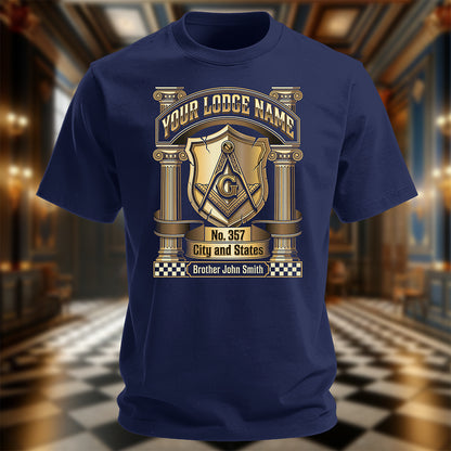Custom Masonic Lodge T-Shirt