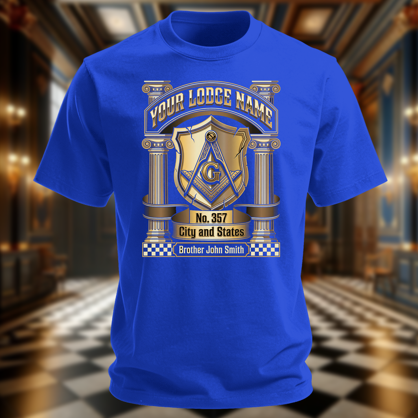 Custom Masonic Lodge T-Shirt