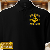 Custom Masonic Embroidered Polo Shirt