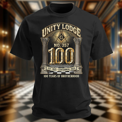 Custom Masonic T-Shirt — Lodge Anniversary