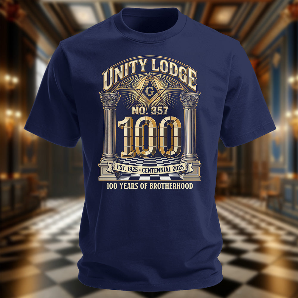 Custom Masonic T-Shirt — Lodge Anniversary