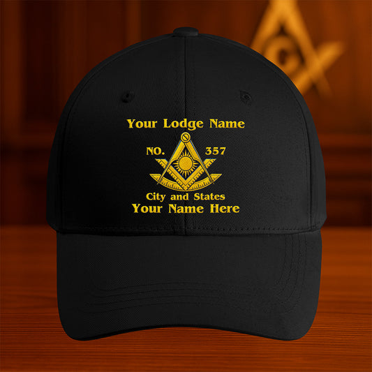 Custom Past Master Hat - Embroidered