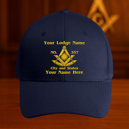 Custom Past Master Hat - Embroidered