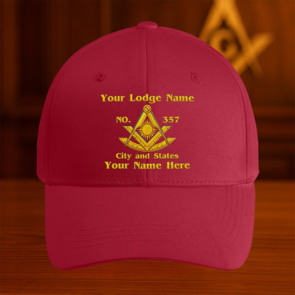 Custom Past Master Hat - Embroidered