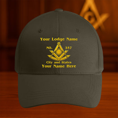 Custom Past Master Hat - Embroidered