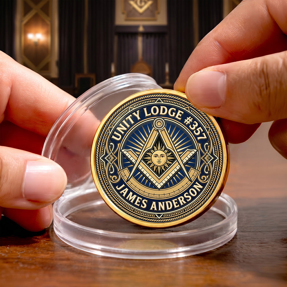 Custom Past Master Commemorative Coin