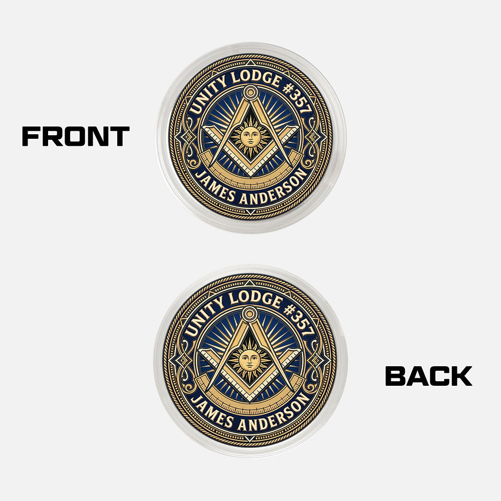 Custom Past Master Commemorative Coin