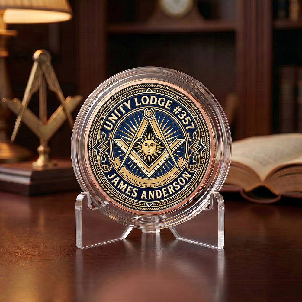 Custom Past Master Commemorative Coin