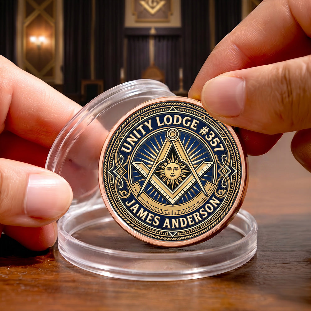 Custom Past Master Commemorative Coin