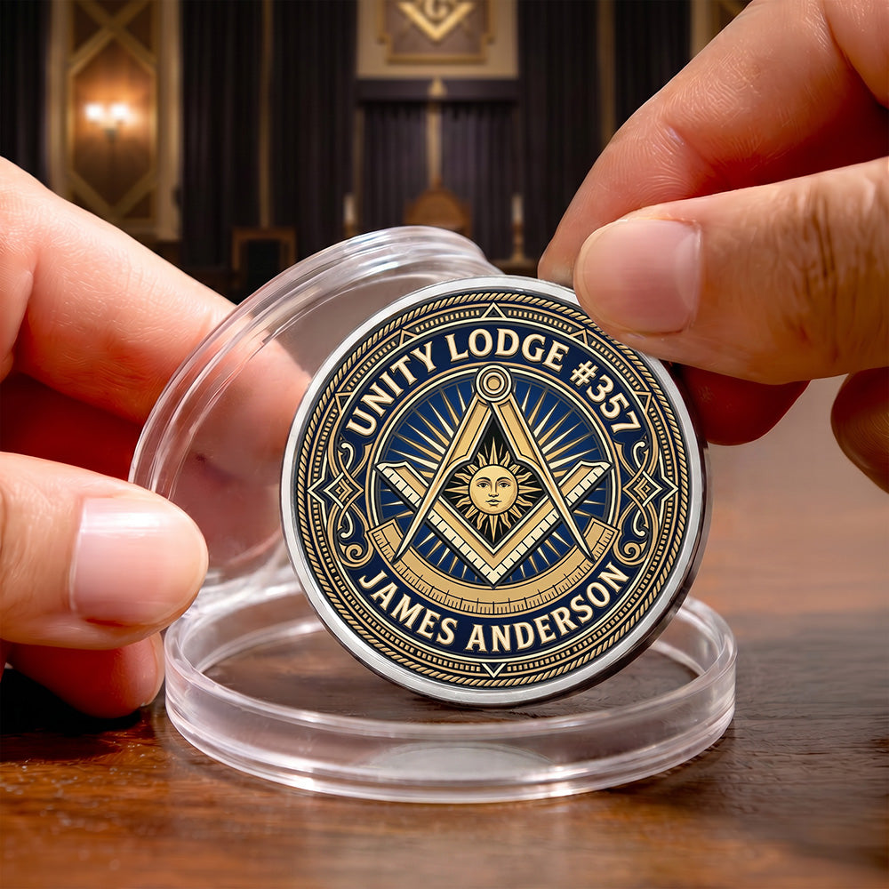 Custom Past Master Commemorative Coin