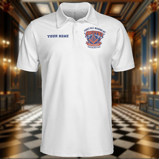 Custom Printed Polo Shirt - Fidelity Lodge No.97