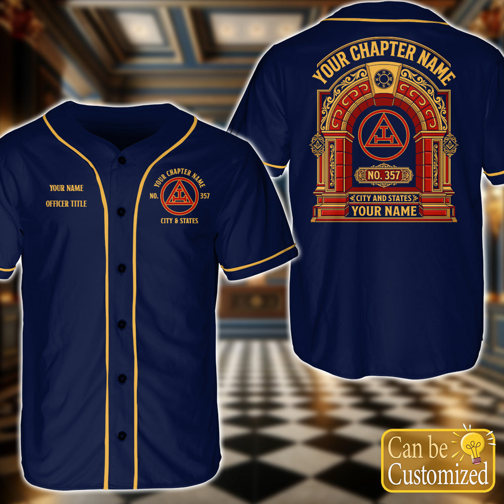 Custom Royal Arch Baseball Jersey