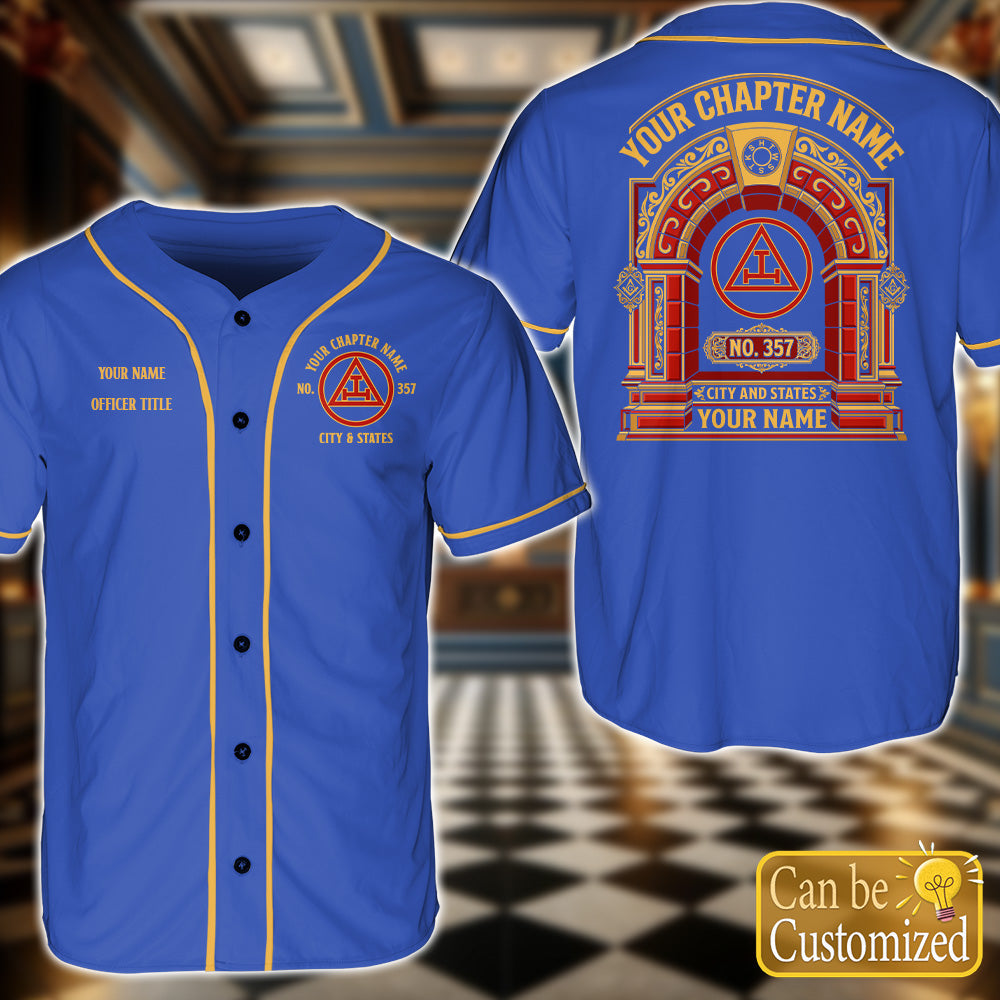 Custom Royal Arch Baseball Jersey