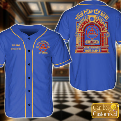 Custom Royal Arch Baseball Jersey