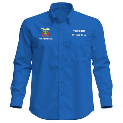 Custom Shriner Embroidered Button-Down Shirt